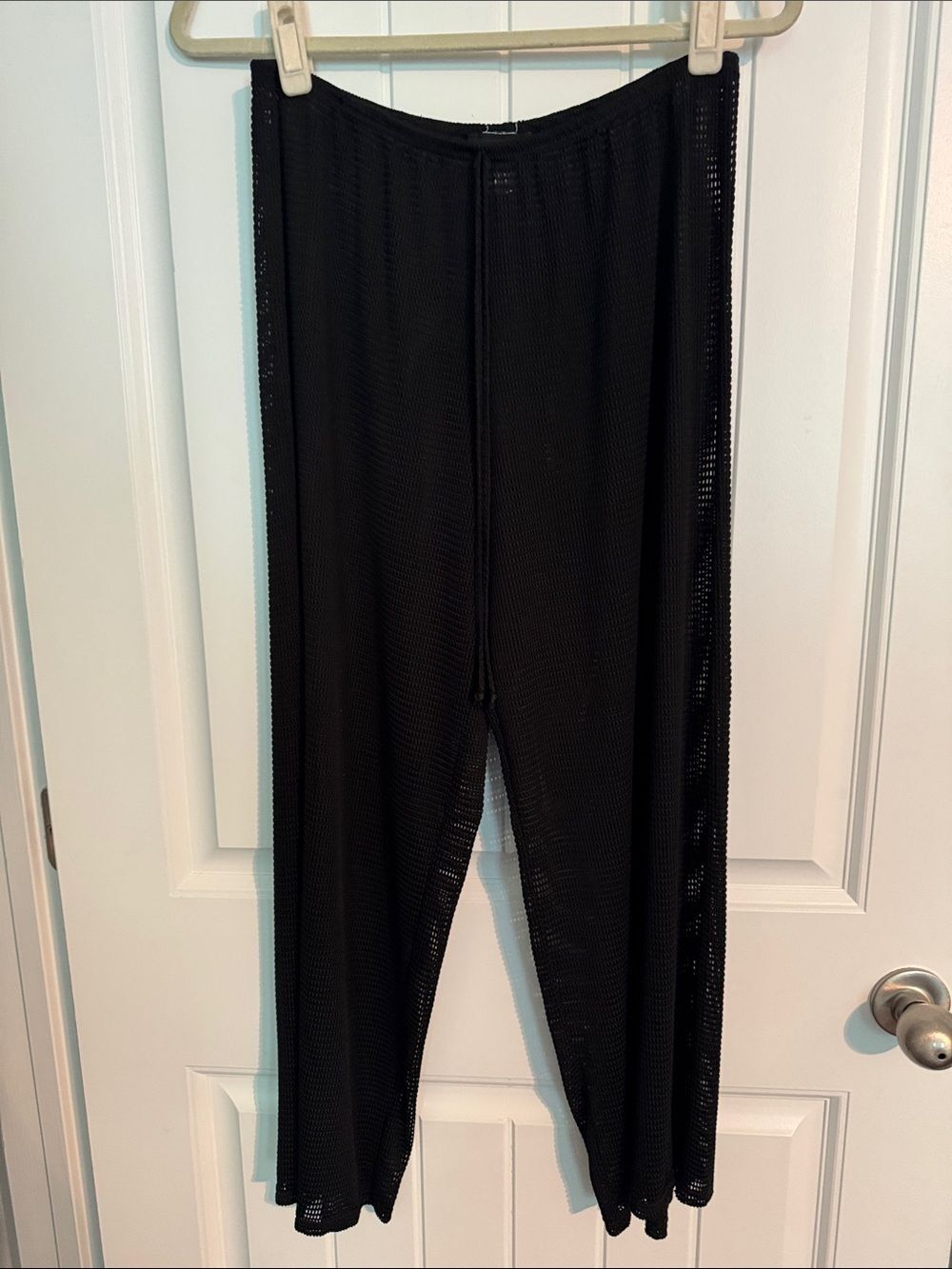 Jordan Taylor Black Sheer Mesh Swim Coverup Pants